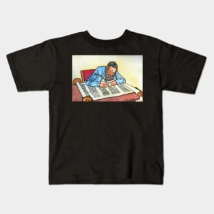 Sofer painting on silk Kids T-Shirt